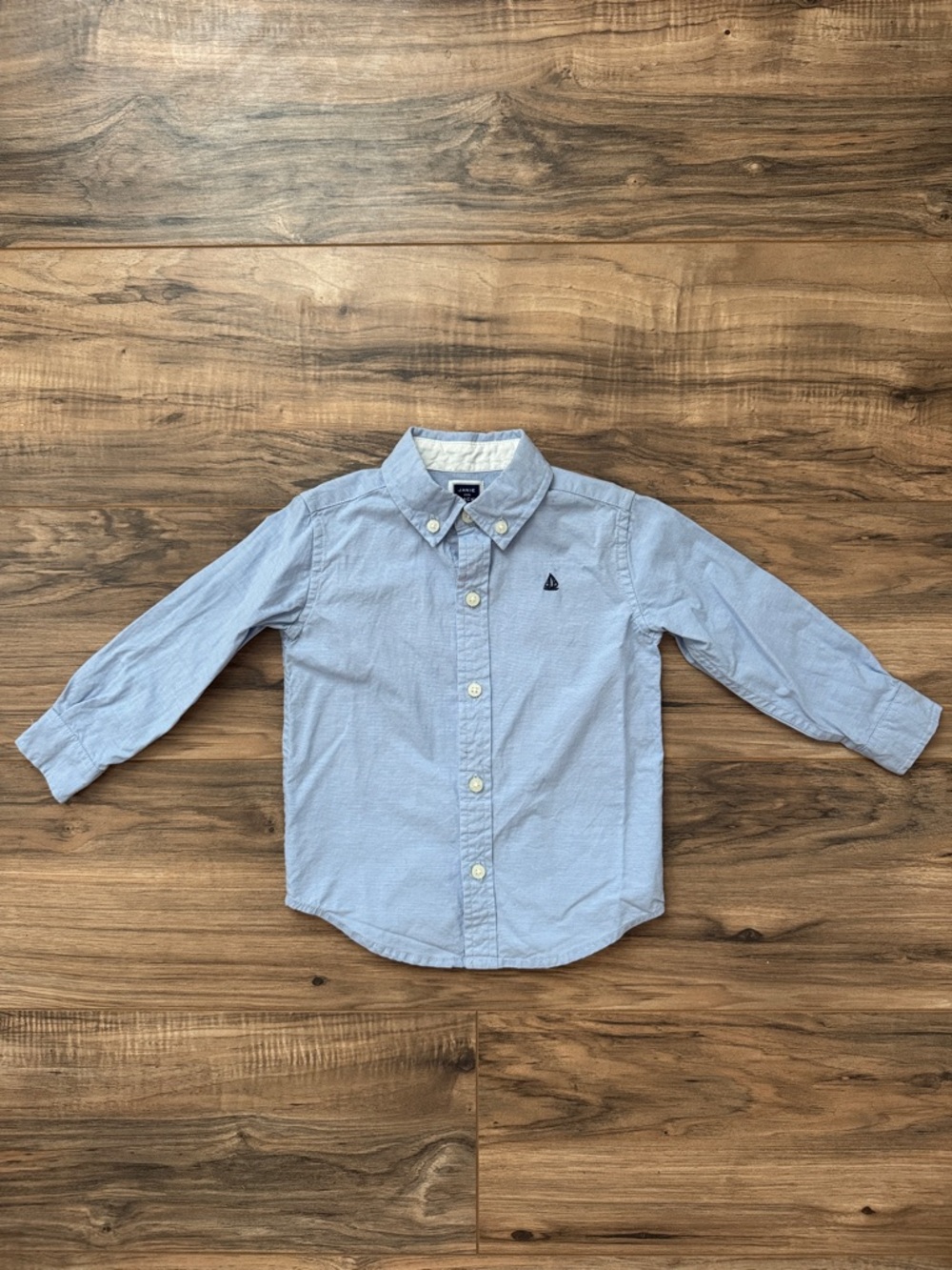 Janie and Jack Light Blue Button-Down Shirt